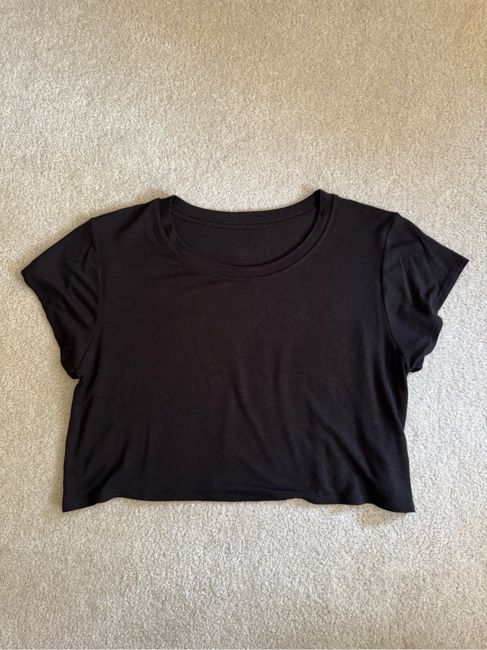 Bombshell Sportswear Black Cropped Tee
